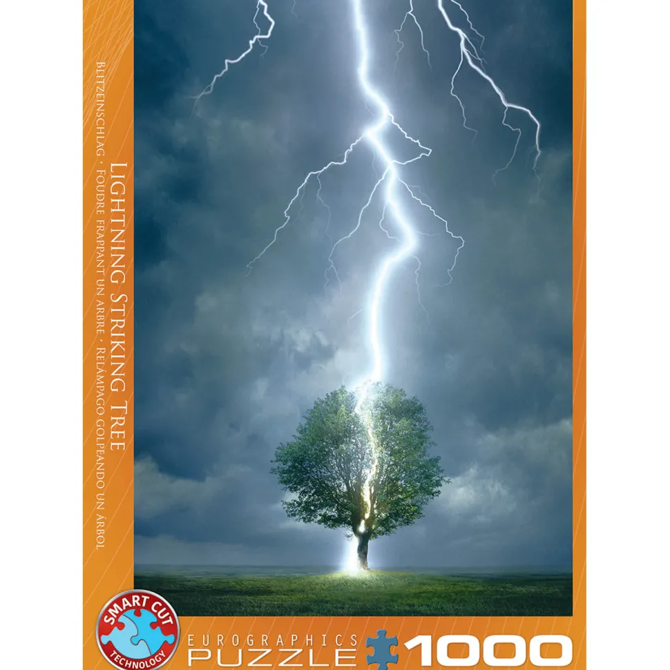 Puzzle 1000 pièces : Foudre sur un arbre - Eurographics