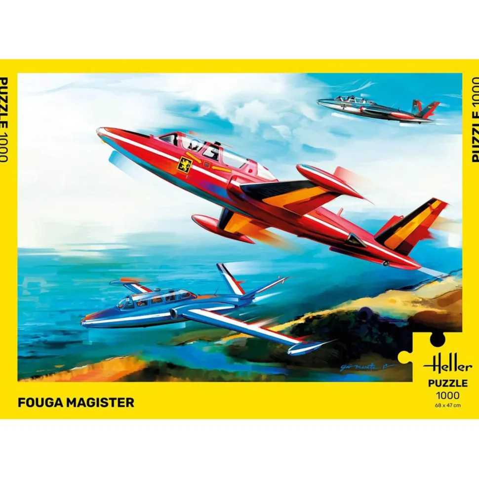Puzzle 1000 pièces : Fouga Magister - Heller