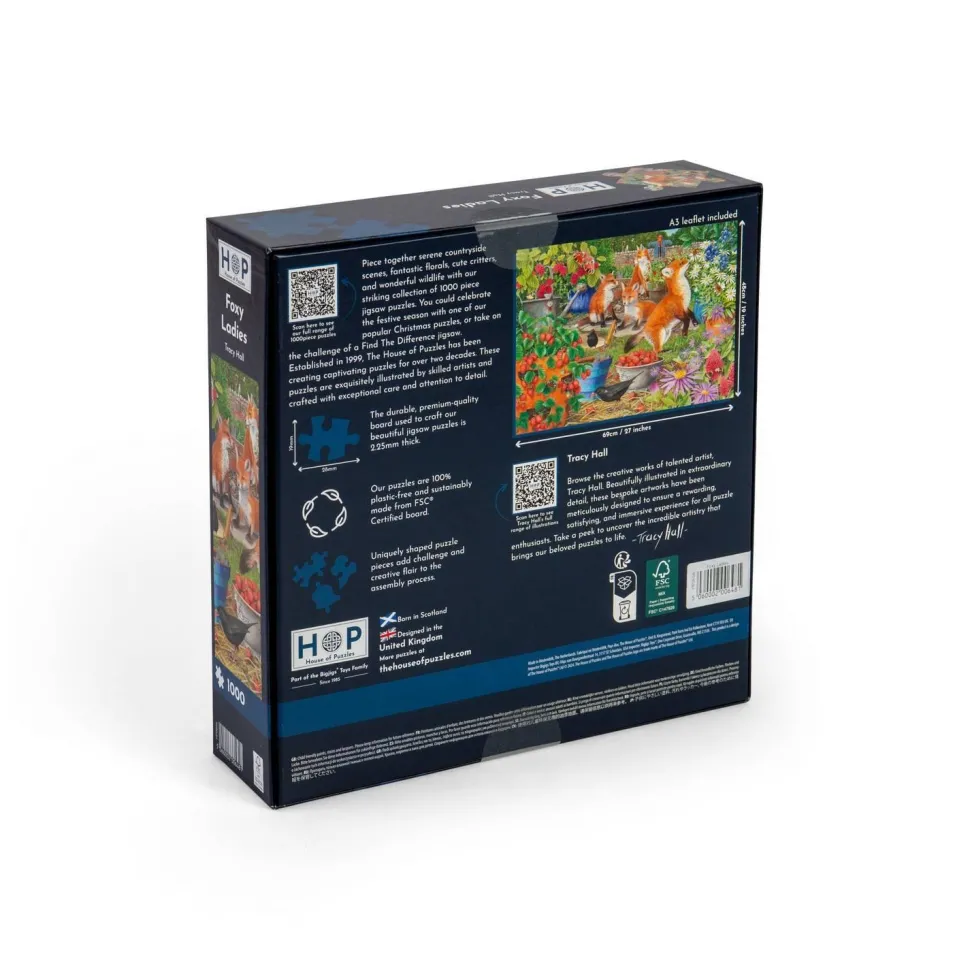 Puzzle 1000 pièces : Foxy Ladies - The House Of Puzzle