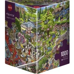 Puzzle 1000 pièces : Fête des chats, Birgit Tanck - Heye