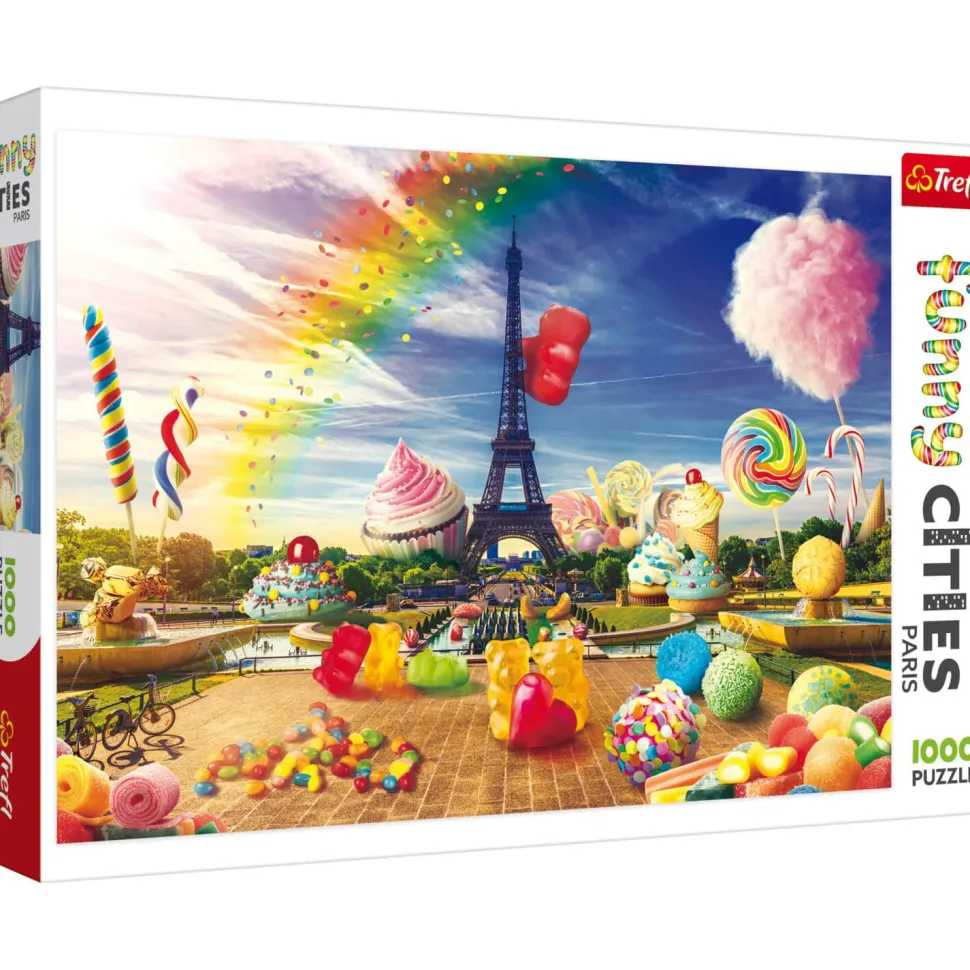 Puzzle 1000 pièces : Funny Cities : Sweet Paris - Trefl