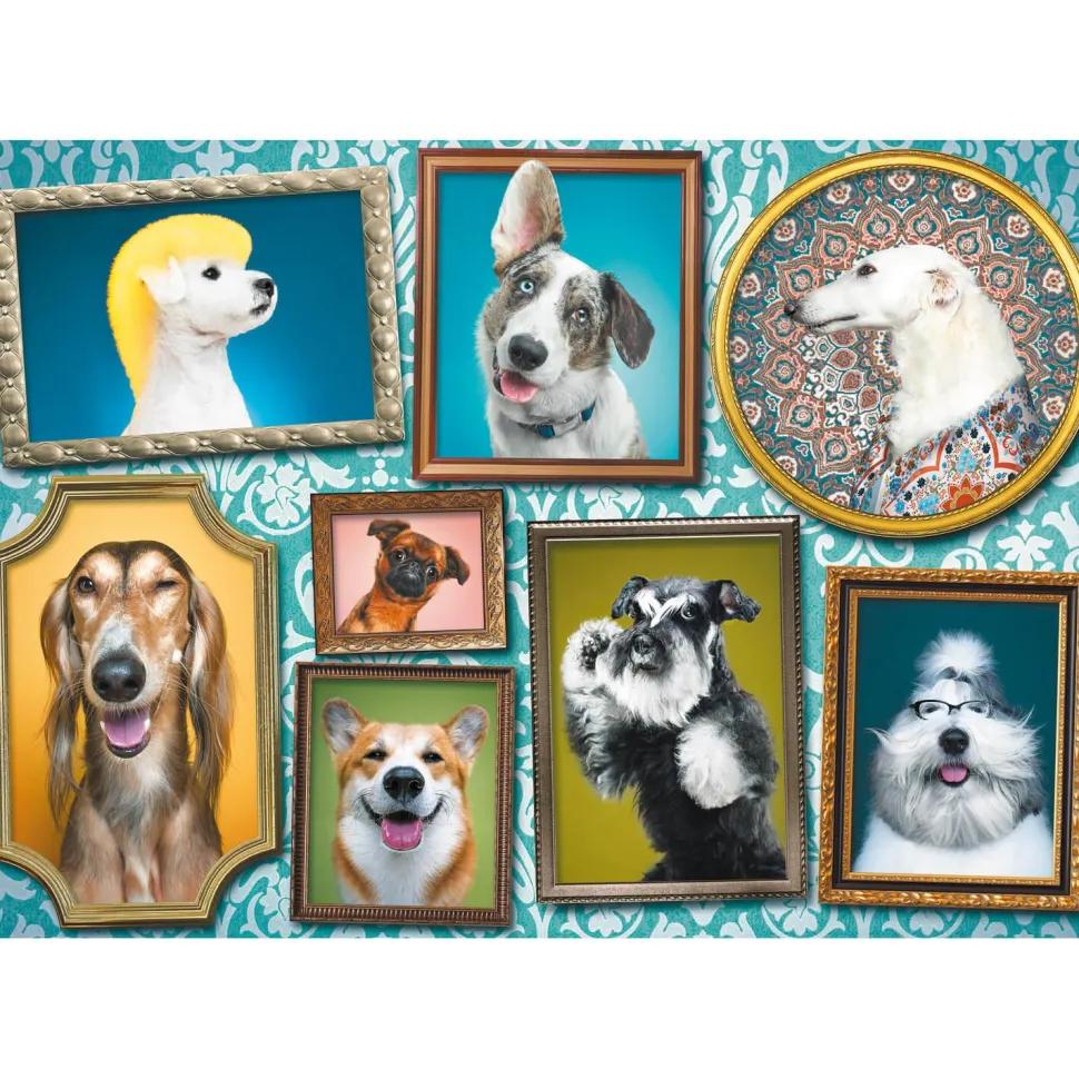 Puzzle 1000 pièces : Galerie des toutous - Trefl