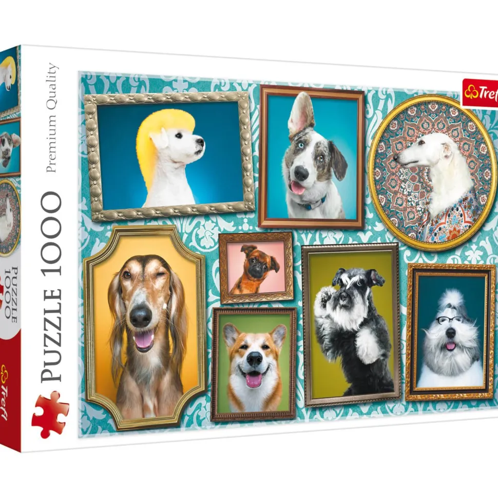 Puzzle 1000 pièces : Galerie des toutous - Trefl