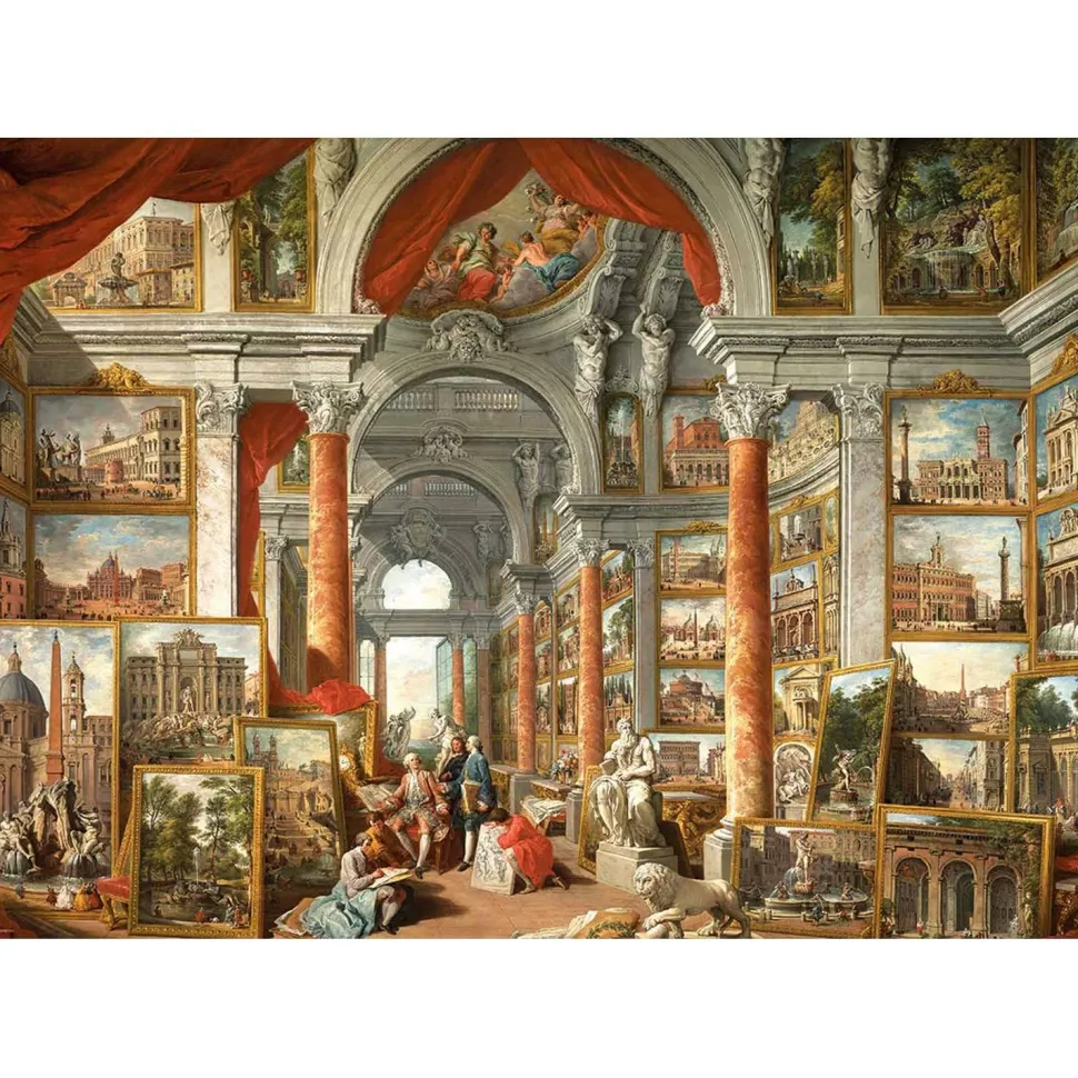 Puzzle 1000 pièces : Galerie de vues de la Rome moderne - Eurographics
