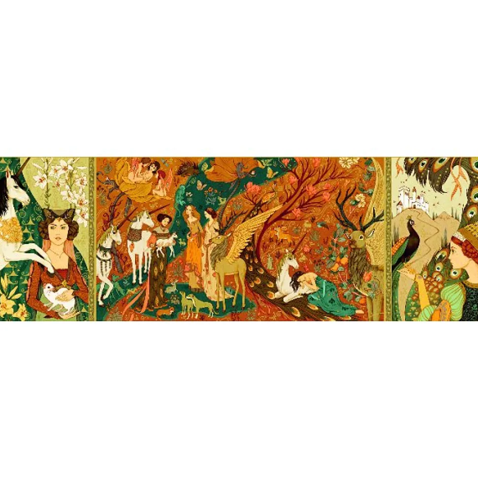 Puzzle 500 pièces - Gallery : Dames à la licorne - Djeco