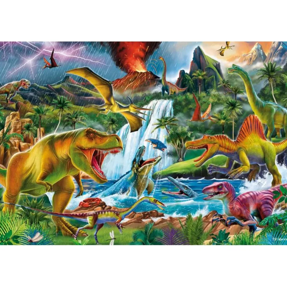 Puzzle 200 pièces : Géants préhistoriques fascinants - Schmidt