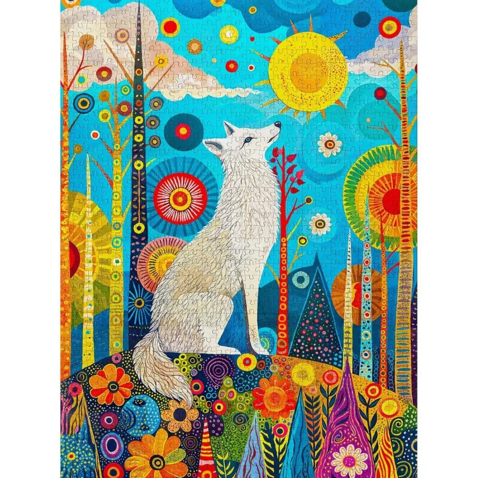 Puzzle 1000 pièces : Gardien Blanc - EnjoyPuzzle