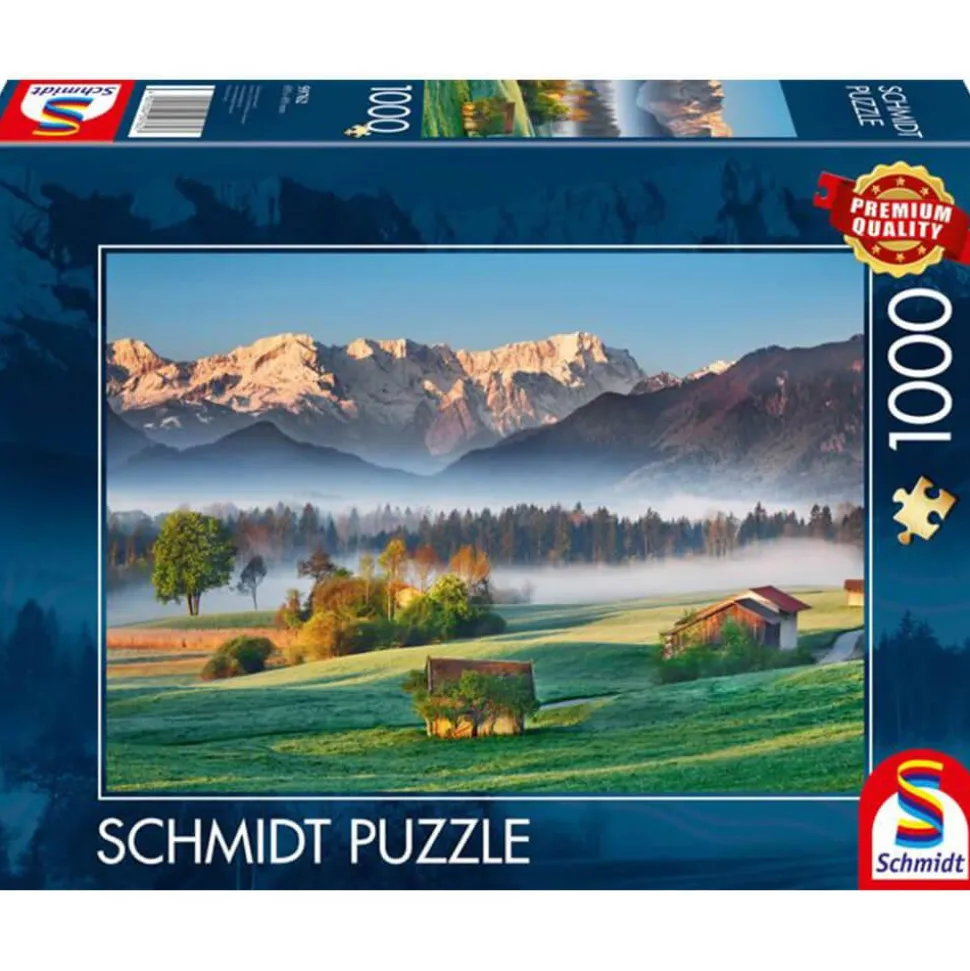 Puzzle 1000 pièces : Garmisch Partenkirchen, Murnauer Moos - Schmidt