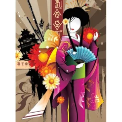 Puzzle 1000 pièces : Geisha - Magnolia