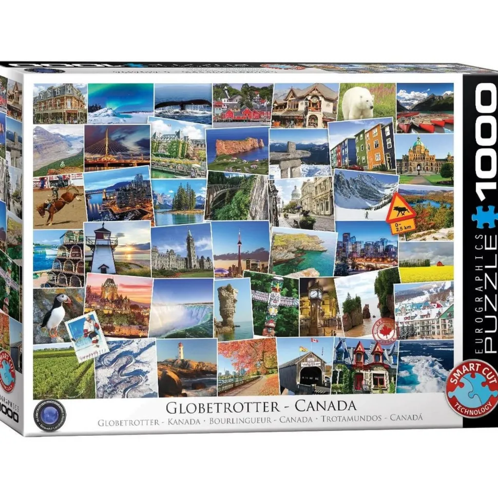 Puzzle 1000 pièces : Globe-trotteur : Canada - Eurographics