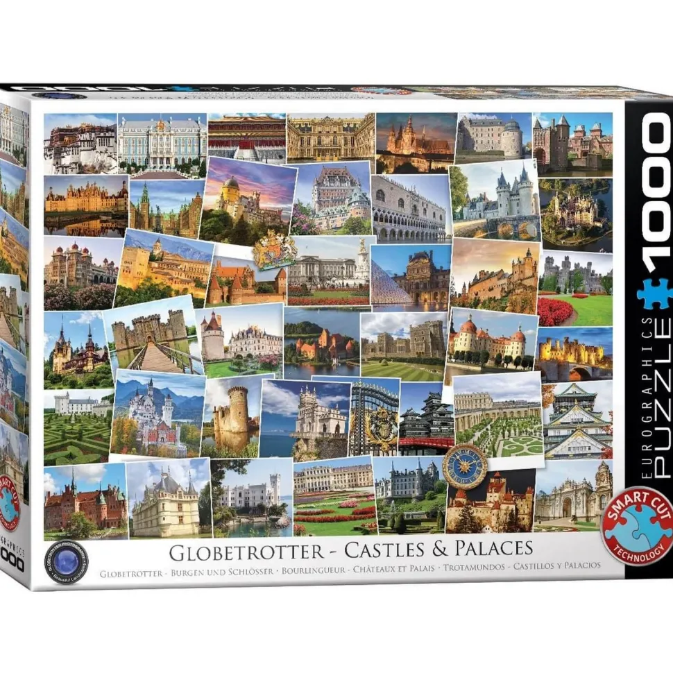 Puzzle 1000 pièces : Globe-trotteur : Châteaux et palaces - Eurographics