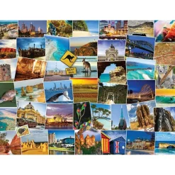 Puzzle 1000 pièces : Globe-trotteur : Australie - Eurographics