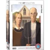 Puzzle 1000 pièces : Gothique américain, Grant Wood - Eurographics