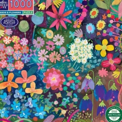 Puzzle 1000 pièces : Graines et fleurs - Eeboo