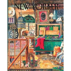 Puzzle 1000 pièces : Grenier de Noël - New York Puzzle Company