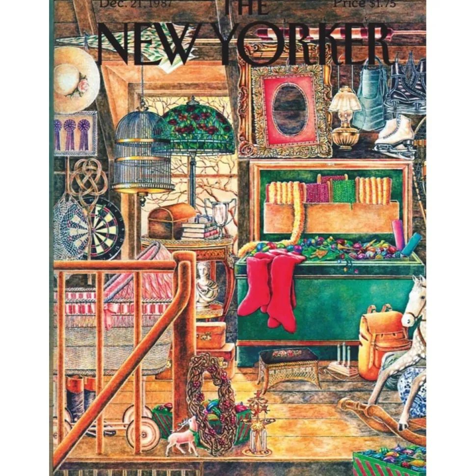 Puzzle 1000 pièces : Grenier de Noël - New York Puzzle Company