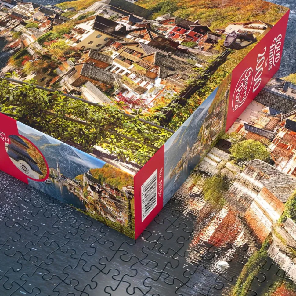 Puzzle 2000 pièces : Hallstatt dans la lumière du matin - CherryPazzi