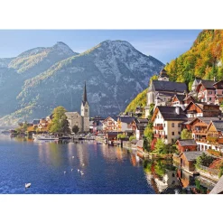 Puzzle 500 pièces : Hallstatt, Autriche - Castorland