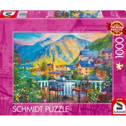 Puzzle 1000 pièces : Hallstatt pittoresque - Schmidt
