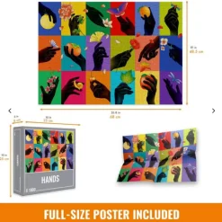 Puzzle 1000 pièces : Hands - Cloudberries