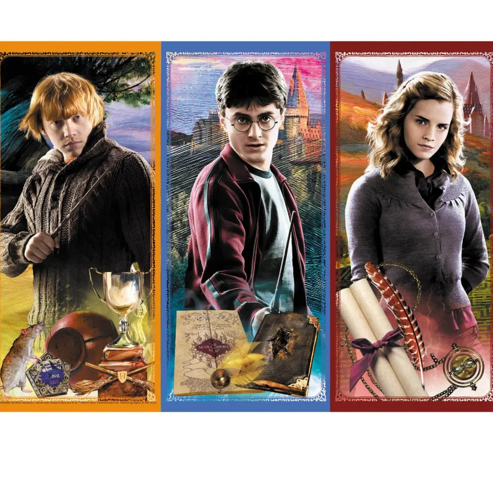 Puzzle 200 pièces : Harry Potter - Dans le monde de la magie et de la sorcellerie - Trefl