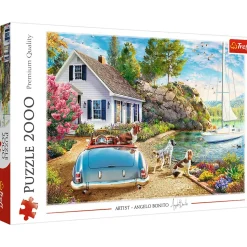 Puzzle 2000 pièces : Havre de vacances - Trefl