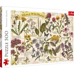 Puzzle 500 pièces : Herbier : Herbes Médicinales - Trefl