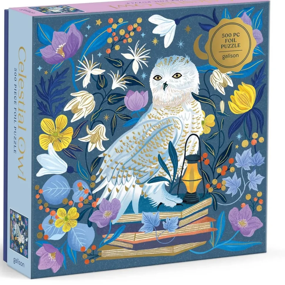 Puzzle 500 pièces : Hibou Céleste - Galison