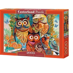 Puzzle 2000 pièces : Hiboux - Castorland