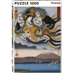 Puzzle 1000 pièces : HIROSHIGE - AMATERAS - Piatnik