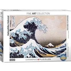 Puzzle 1000 pièces : Hokusai : The Great Wave of Kanagawa - Eurographics