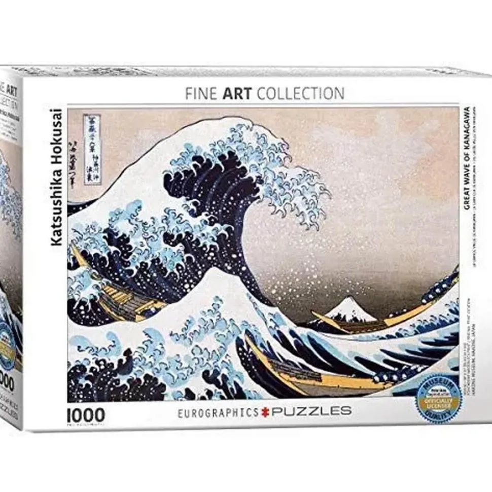 Puzzle 1000 pièces : Hokusai : The Great Wave of Kanagawa - Eurographics