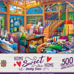 Puzzle 550 pièces : Home Sweet Home - Hobby Time - Master Pieces