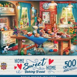 Puzzle 550 pièces : Home Sweet Home - La cuisson du pain - Master Pieces