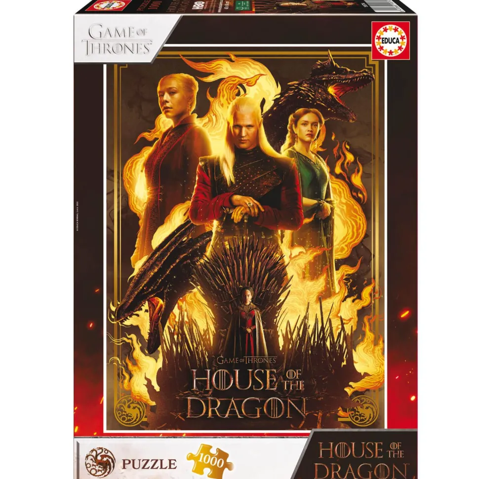 Puzzle 1000 pièces : House Of The Dragon - Educa