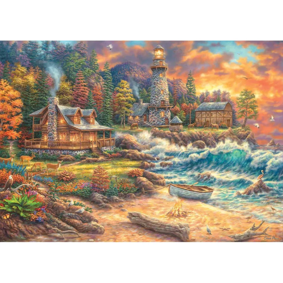 Puzzle 3000 pièces : Hôtel Providence au bord de la mer - Anatolian