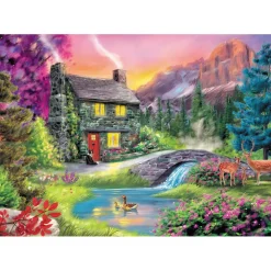 Puzzle 500 pièces : Idylle montagnarde - Trefl