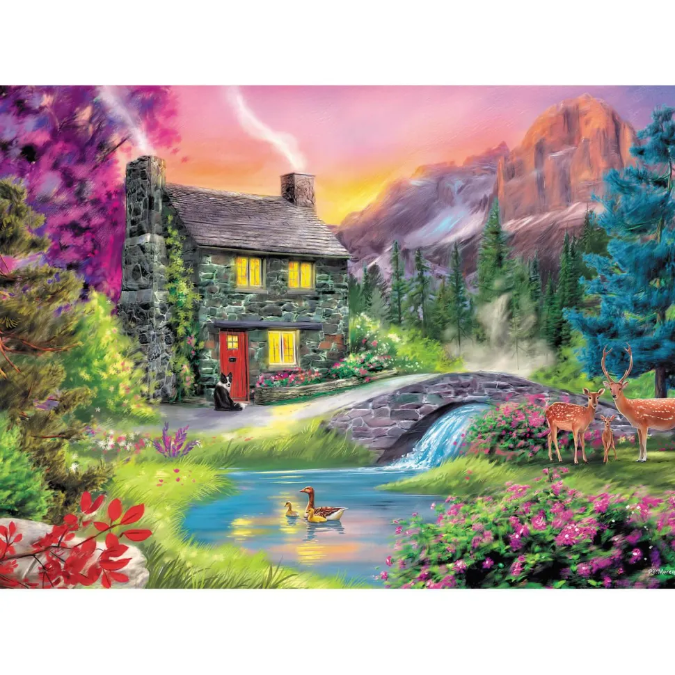 Puzzle 500 pièces : Idylle montagnarde - Trefl