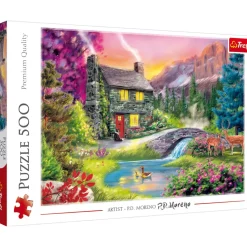 Puzzle 500 pièces : Idylle montagnarde - Trefl