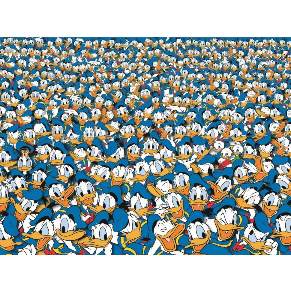 Puzzle 1000 pièces : Impossible Donald - Clementoni