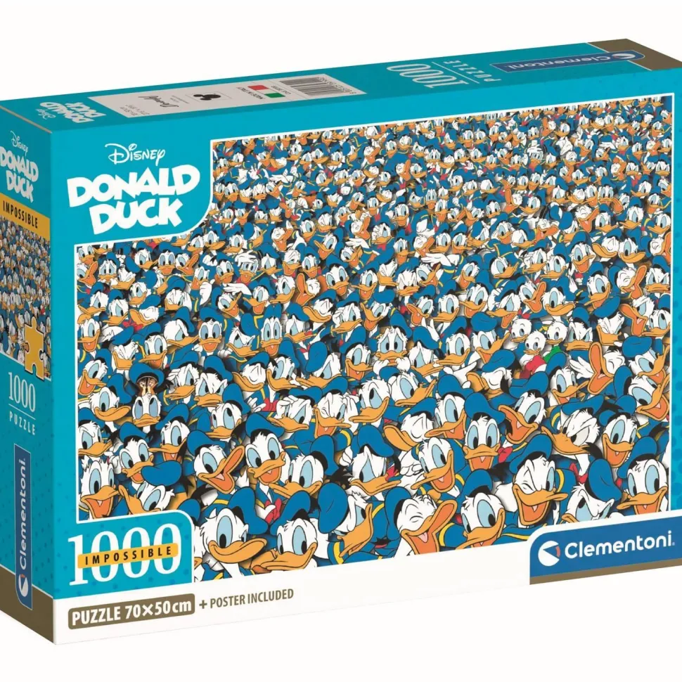 Puzzle 1000 pièces : Impossible Donald - Clementoni