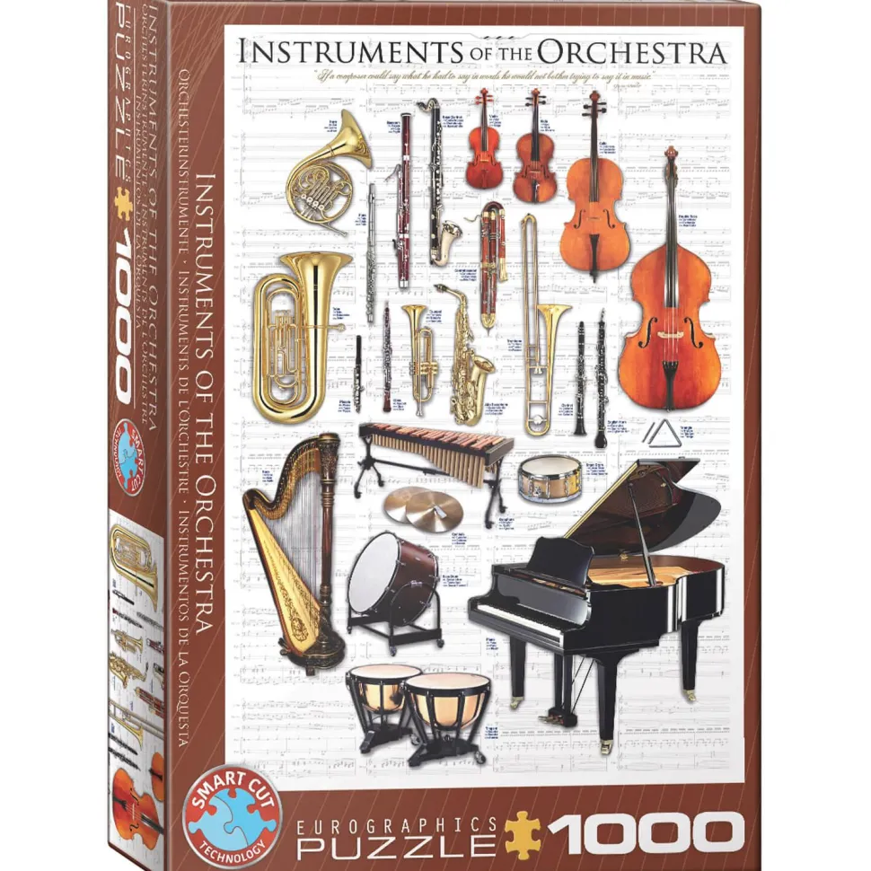 Puzzle 1000 pièces : Instruments de l'orchestre - Eurographics