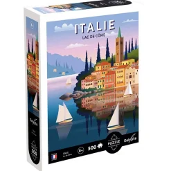 Puzzle 500 pièces : Italie - Lac de Côme - Sentosphère