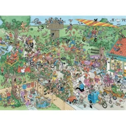 Puzzle 1000 pièces : Jan van Haasteren - Le recensement annuel des oiseaux - Jumbo