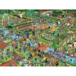 Puzzle 1000 pièces : Jan van Haasteren - Le jardin de légumes - Jumbo