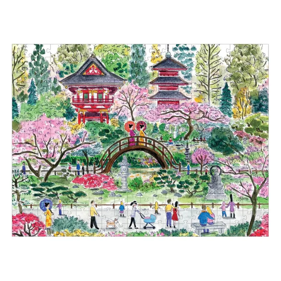 Puzzle 300 pièces : Jardin de thé japonais, Michael Storrings - Galison