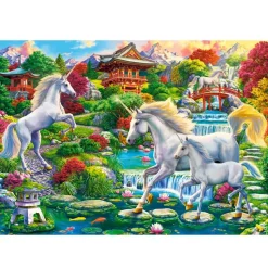 Puzzle 300 pièces : Jardin des licornes - Castorland