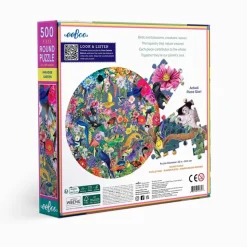 Puzzle 500 pièces : Jardin du paradis - Eeboo