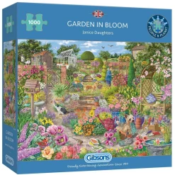 Puzzle 1000 pièces : Jardin fleuri - Gibsons
