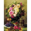 Puzzle 1000 Pièces : Jean -Baptiste Robie - Nature morte aux roses - EnjoyPuzzle
